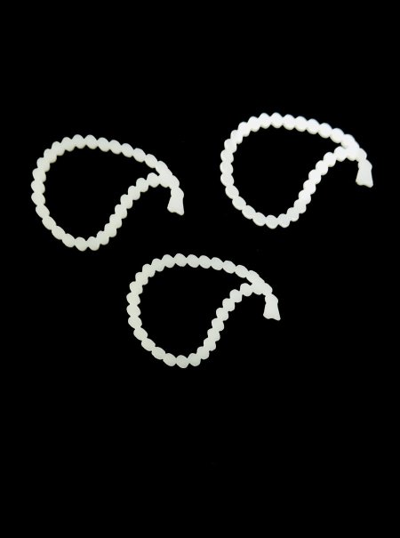 قطع اكريلك ابيض للزينة ~ مسبحة ~ ( عمرة & رمضان )